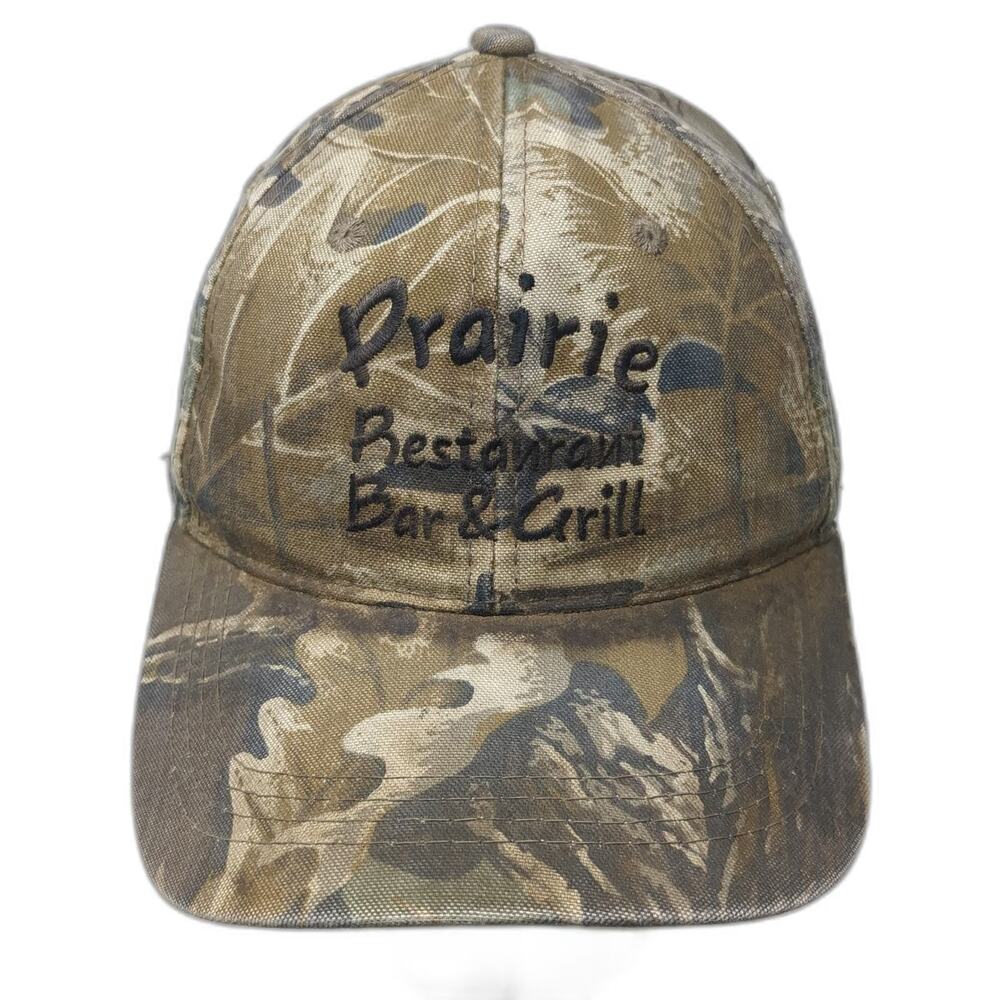 Outdoor Cap Baseball Cap Brown One Size Camo Prairie Restaurant Bar & Grill Hat